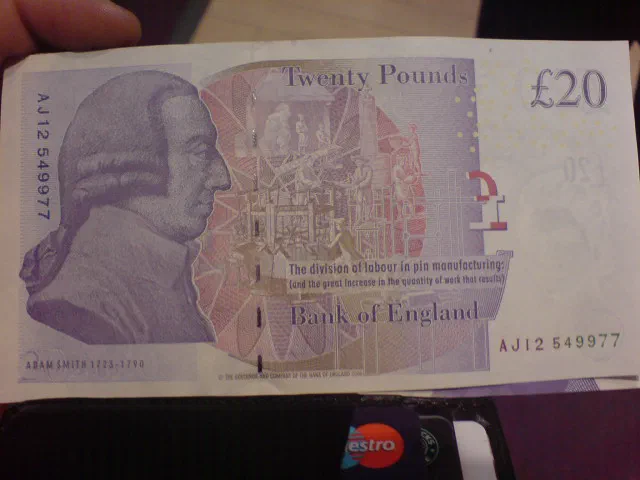 New £20 note - back