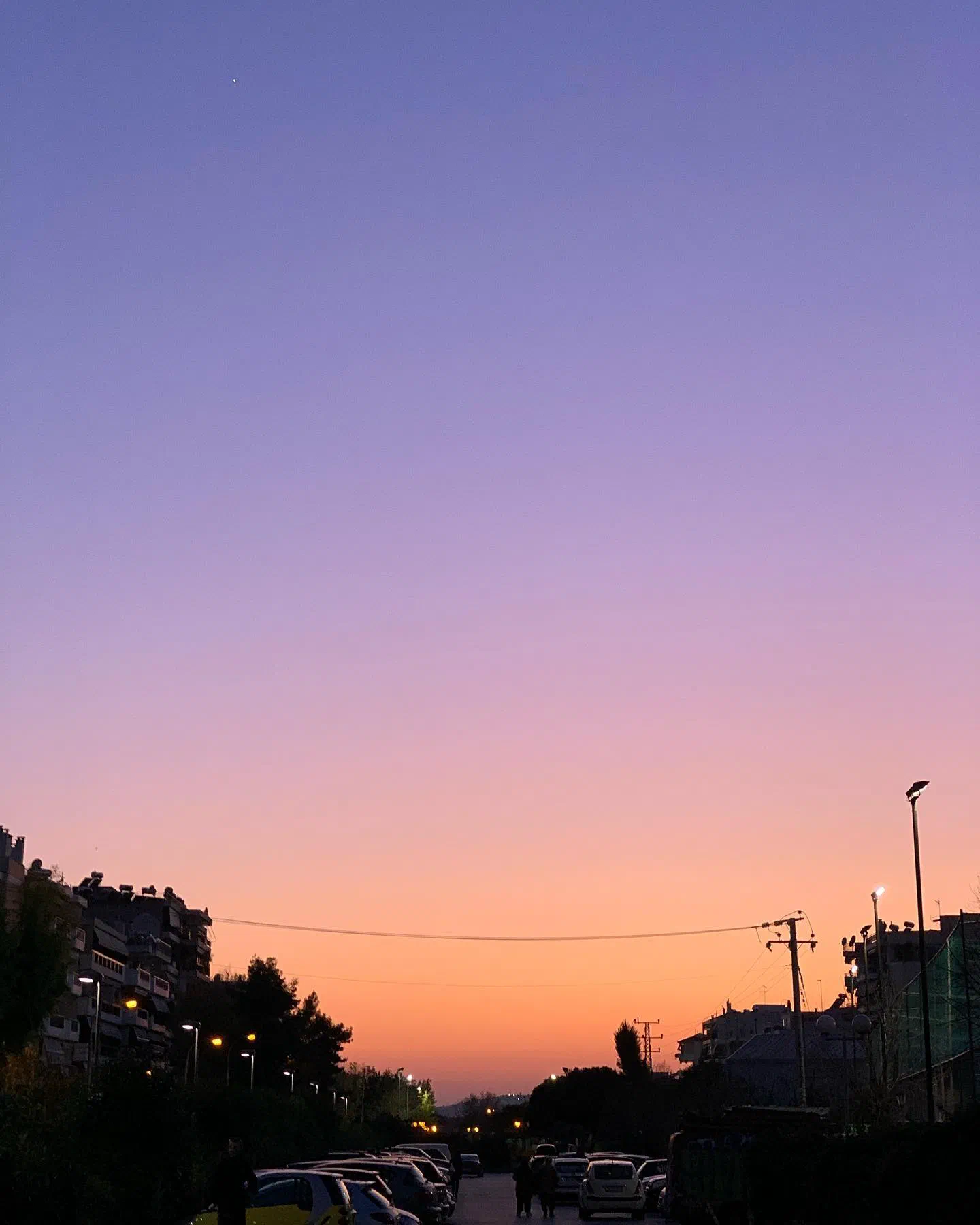 ISAP Tavros at sunset
